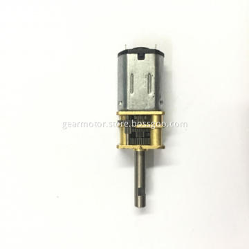 6v N20 gear motor output shaft with groove